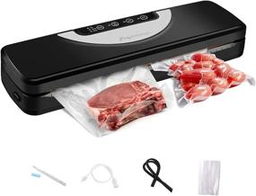 img 4 attached to Nidouillet AB210 Vacuum Sealer: Automatic Compact Vacuum Sealer with Intelligent LED Indicator, Touch Screen & 4 Modes