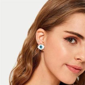 img 3 attached to 💎 Stunning CZ Cartilage Stud Earrings: 14K Gold Plated Piercing Jewelry with Trendy Cartilage Climber Design and Various Charming Styles for Women and Girls