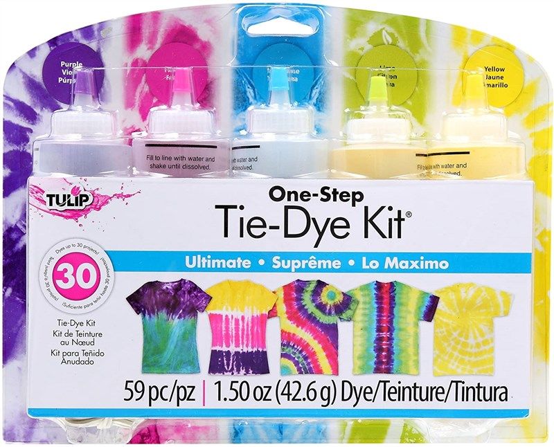 tulip one step color tie dye ultimate 로고
