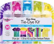 🎨 ultimate 1.5oz tulip one-step tie-dye kits with 5 colors logo