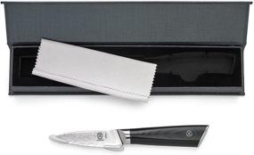 img 1 attached to 🔪 Премиум нож Mercer Culinary Damascus длиной 3,5 дюйма с рукояткой G10 - идеальная точность и прочность