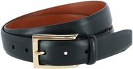 trafalgar andrew milled finish leather men's accessories for belts logo