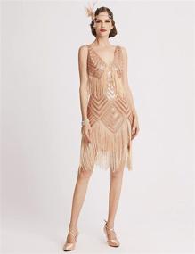 img 1 attached to Shop the Trendy BABEYOND Flapper Roaring Gatsby Women's Clothing and Dresses