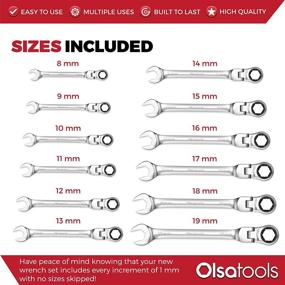 img 3 attached to 🔧 High-Quality Olsa Tools Ratcheting Wrenches for Professional Use