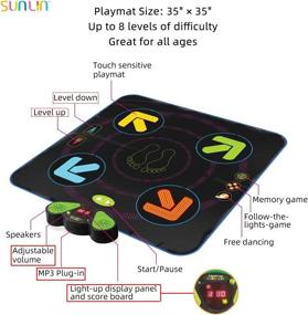 img 2 attached to 🎵 SUNLIN Adjustable Dancing Challenge Playmat