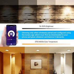 img 2 attached to Enhance Your Space with Downlights Recessed 2700K 6500K Compatible Assistant