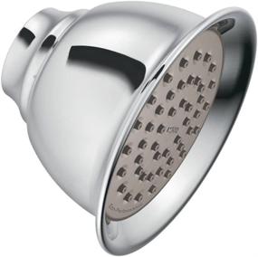 img 1 attached to 🚿 Moen 6302EP15 Easy Clean Showerhead: Compact 4-3/8" Diameter, Chrome Finish - Enhance Your Shower Experience!