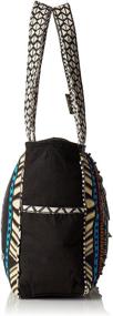 img 2 attached to 👜 Stylish Laurel Burch Medium Tote with Zipper Top - Discover Spotted Cats Collection