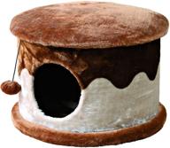 🐱 trixie cozy cat cave: brown/beige pet product for snug and stylish feline hideaway logo