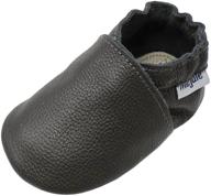 👞 mejale leather moccasins: top-notch anti-skid prewalkers for boys' – stylish slippers with optimal grip logo