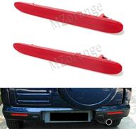 🚗 mzorange rear bumper reflector cover - honda crv rd5/rd7 05-06 acura tsx 04-08 (left & right) logo