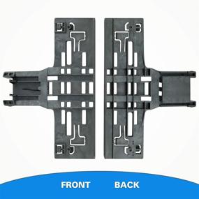 img 3 attached to 🔧 Enhanced Upper Rack Adjuster (W10546503) & Top Rack Adjuster (W10195840) + Rack Adjuster (W10195839) + Arm Clip-Lock (8pcs - W10250160) – Replacement Kit for Whirlpool Kitchenaid Dishwasher