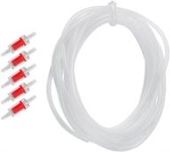 ⚓️ aptwonz 5m silicone airline tubing 3/16 inch - standard pump hose for aquariums with 5 pcs check valves - ideal for fish tanks логотип