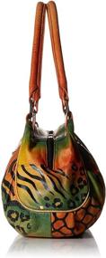 img 2 attached to 👜 Anna Anuschka Shoulder Original Mediterranean Women's Handbags & Wallets: Exquisite Style and Functionality!