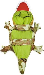 img 2 attached to 🐊 Large Zack and Zoey Camo Alligator Costume for Dogs