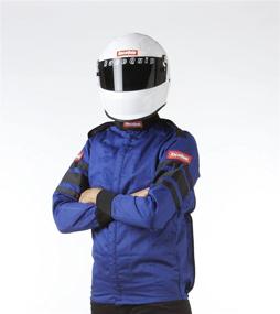 img 3 attached to 🔥 RaceQuip Racing Fire Suit Jacket Multi-Layer SFI 3.2A/5 Blue - Size Small 121022
