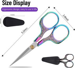 img 2 attached to Embroidery Scissors Glexal Precision Scissors 2 Scissors