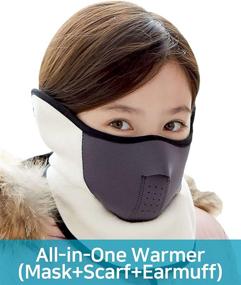 img 3 attached to Breathable Gaiter Weather Bandanas Balaclavas Boys' Accessories : Cold Weather
