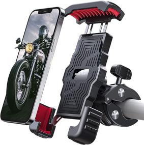 img 4 attached to 📱 Sanosan One-Push Motorcycle Phone Mount: Quick Installation, Secure Lock & Release, High-Speed Switch, Widely Compatible for 4.7"-7" Cellphones