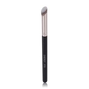 img 4 attached to ENERGY Angled Flat Concealer Brush for Under Eye Concealer, Nose Contouring, and Bronzer - Ideal for Liquid 🌟 Foundation, Cream Cosmetics, Pressed Powder, and Concealer Palette - Perfect Blending, Buffing, and Stippling Brush - Small Size 370S