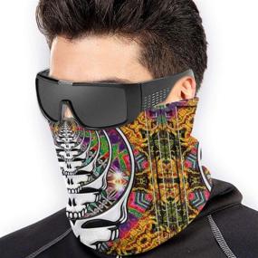 img 3 attached to Unisex Winter Gaiter Running Cycling Women's Accessories for Scarves & Wraps