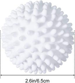 img 3 attached to 🧺 Efficient 6-Piece Laundry Drying Balls: Reusable Dryer Balls, Soften Clothes, Replace Fabric Softener, Save Time & Money! - White