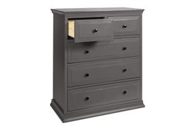 img 1 attached to Davinci Slate 5-Drawer Tall Dresser - Signature Collection