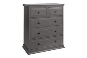 img 4 attached to Davinci Slate 5-Drawer Tall Dresser - Signature Collection