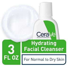 img 2 attached to 🧴 CeraVe Hydrating Face Wash: Small Travel Size, Perfect for Dry Skin – Fragrance Free