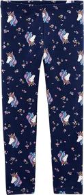 img 1 attached to Trendy Girls Toddler Unicorn 🦄 Leggings: Adorable and Comfortable Girls' Clothing