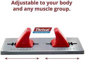 img 1 attached to 🔧 Adjustable Deep Tissue Muscle Massage Release Tool - Thrival Meat Grinder for Psoas, Glute, Back, and Neck