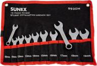 🛠️ sunex tools 9930m 10-piece metric combination set логотип