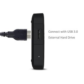 img 1 attached to 🔌 QCEs USB 3.0 A Male to Micro B Кабель 3.3FT провод - Совместим с WD My Passport и Elements Переносной Внешний Жесткий Диск, Toshiba, Seagate, Samsung Galaxy S5, Note 3