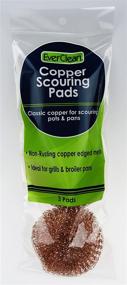 img 1 attached to 🧼 3-Pack Heavy-Duty Copper Scouring Pads by EVERCLEAN - Ideal for Tough Cleaning Jobs on Copper Cookware, Grills, and Broilers - 3-1/2" Diameter (6223.0)