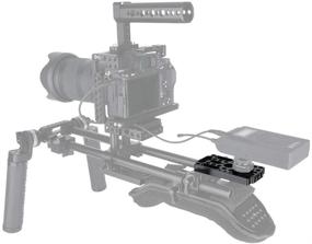 img 2 attached to Enhance Your Filming Setup with the NICEYRIG Multifunctional Cheese Easy Plate Kit: Cold Shoe Mount for Railblocks, Dovetails and Short Rods