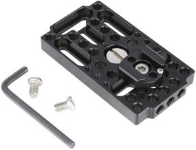 img 4 attached to Enhance Your Filming Setup with the NICEYRIG Multifunctional Cheese Easy Plate Kit: Cold Shoe Mount for Railblocks, Dovetails and Short Rods