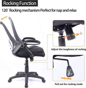 img 2 attached to Ergonomic Computer Comfortable Flip Up Adjustable Furniture