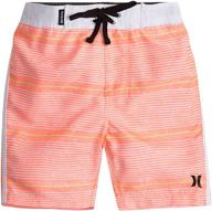 🩲 hurley boys' classic board shorts: the perfect choice for active kids logo