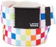 vans deppster belt black charcoal men's accessories and belts logo