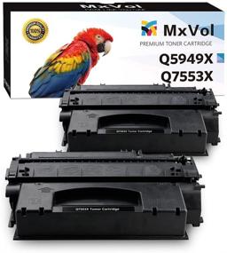 img 4 attached to 🖨️ Mvtoner Compatible Replacement Toner Cartridge for HP 53X Q7553X 49X Q5949X - for use with HP LaserJet M2727 P2014 P2015 1320 P2010 Printer (2-Pack, Black)