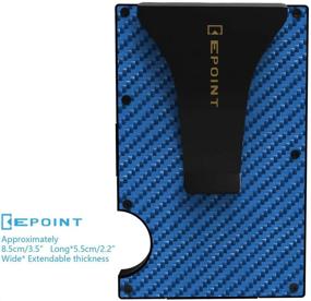 img 2 attached to 💼 Epoint C B AK Carbon Wallet: Cutting-Edge Fashion and Functionality