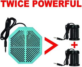 img 2 attached to 🔋 Cell Spa CS-900: Двойной ионный детокс для ног на 6.5"x5.5" батарейках - высокопроизводительные двойные катушки из нержавеющей стали Aqua Ionic Cleanse Array. Совместим с машинами детокса типа 1/4" Plug!