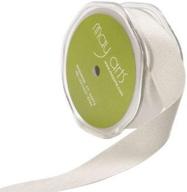 🎀 luxurious and stylish may arts 5/8-inch silver faux suede ribbon: perfect for elegant crafts logo