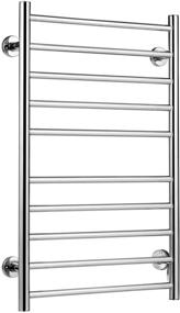 img 4 attached to 🔥 Tangkula Towel Warmer: Ultimate Space Saving 10 Bar Cloth Drying Rack for Home Bathrooms