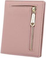 👛 bifold leather wallet with pocket for women's handbags & wallets: a must-have accessory logo