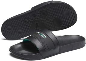 img 3 attached to PUMA Mercedes Leadcat Sandal Black Spectra Men's Shoes