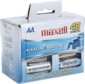 img 1 attached to 🔋 Maxell 723443 Ready-to-go Long Lasting and Reliable Alkaline Battery AA Cell 48-Pack | Flexible Compatibility | Great Value | 48 Count