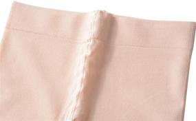 img 2 attached to 🩰 Vanberfia Girls Footed Dance Tights - 3 Pack, Ballet Class & School Outfits, Stretchy Tights for Ages 3-10