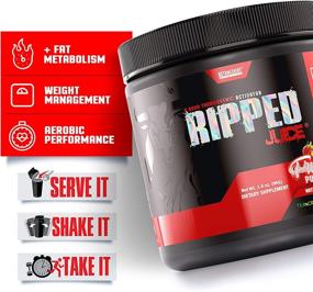 img 1 attached to DMAA-бесплатный порошок Betancourt Nutrition Ripped Juice: 3,4 унции Fruit Punch - Всепоглощающая спортивная добавка для тренировок