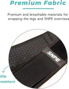 img 1 attached to 🦵 SNPE Leg Belts (M): Effective Posture Corrector for Bowed Legs for Women and Men. Relieve Pain in Knees, Legs, and Lower Back.